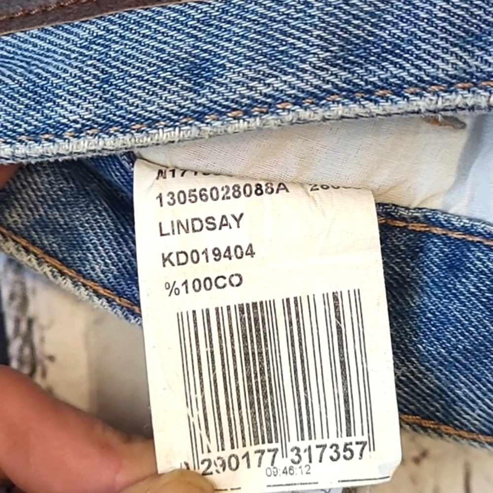 🆕️NWT Mavi Lindsay Raw Hem Light Wash Blue Denim Jean Skirt Womens Size Small - Picture 9 of 17